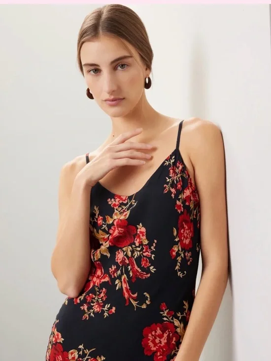 Reformation Parma Floral Black Maxi Dress size small. - Picture 9 of 14